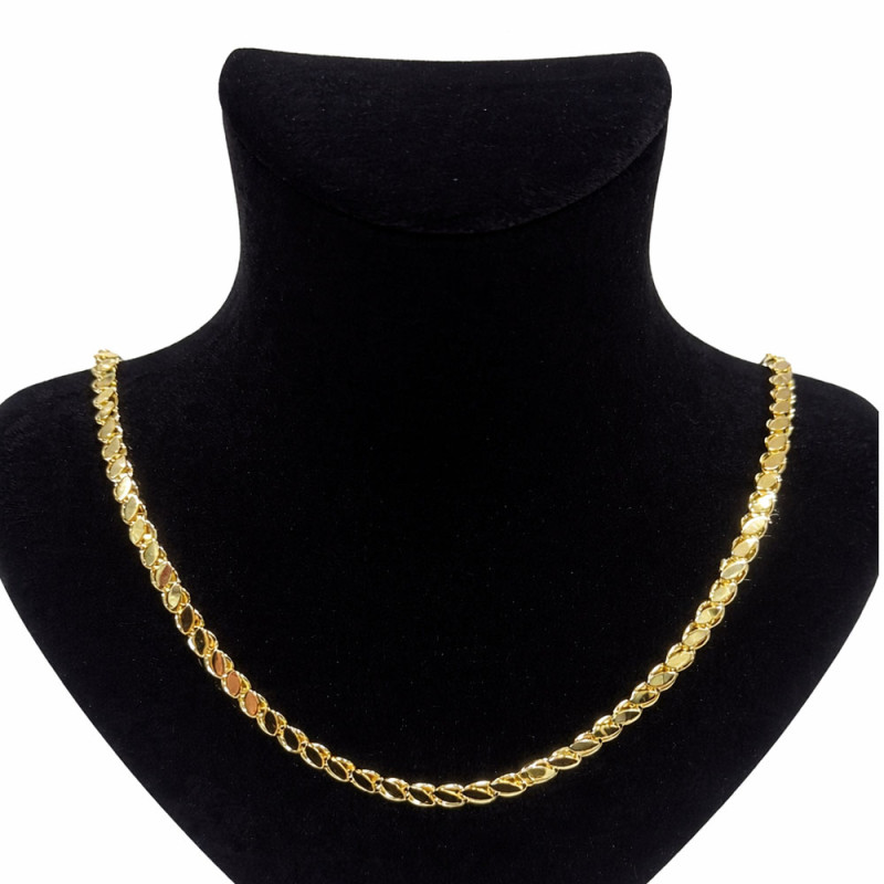 Xuping 14K Altın Kaplama 60 cm Kalın Zincir Premium Kolye