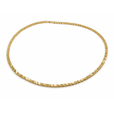 Xuping 14K Altın Kaplama 60 cm Kalın Zincir Premium Kolye