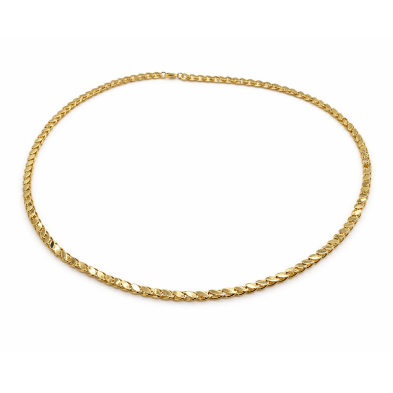 Xuping 14K Altın Kaplama 60 cm Kalın Zincir Premium Kolye