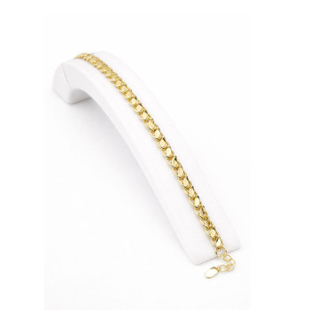 Xuping 14K Altın Kaplama Zincir Form Premium Bileklik